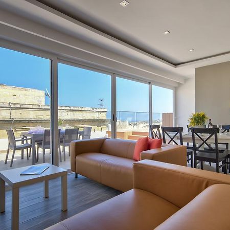 Valletta Luxe 3-Bedroom Duplex Penthouse With Sea View Terrace And Jacuzzi Ngoại thất bức ảnh