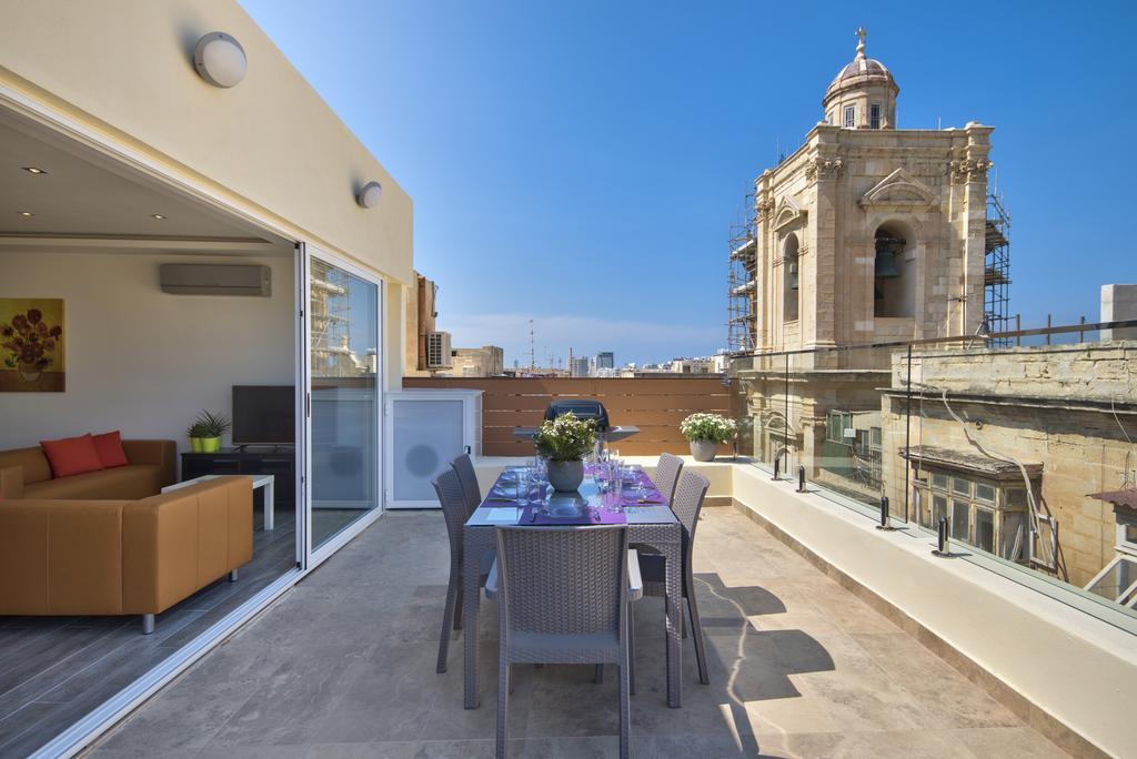 Valletta Luxe 3-Bedroom Duplex Penthouse With Sea View Terrace And Jacuzzi Ngoại thất bức ảnh